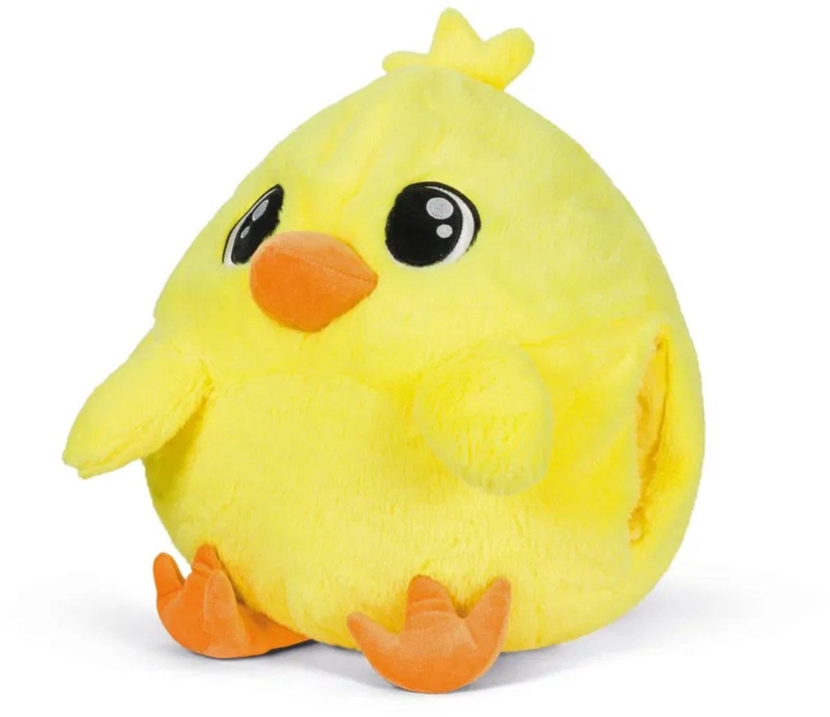 Noxxiez Eend Handwarmer en Knuffelkussen - Geel