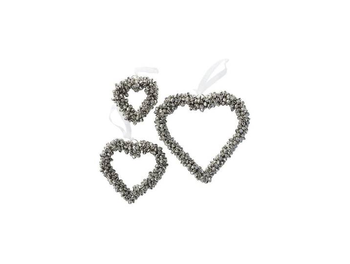 Weihnachtsbaumkugel BOLTZE Glöckchen , silber (silberfarben), Kunststoff, Weihnachtsbaumkugeln, Weihnachtsbaumkugel