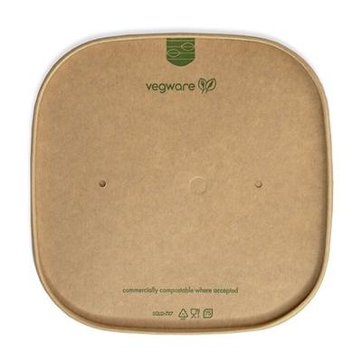 MONOUSO - Verpackungen für Behälter Karton Quadratische Ø17,2cm (50 Stück)