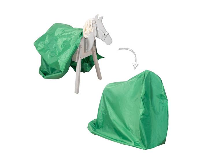 Roba Abdeckplane FÜR Roba Outdoorspielpferde, Grün, Kunststoff, 153x123x63 cm, Gartenzubehör, Gartenmöbel-Schutzhüllen