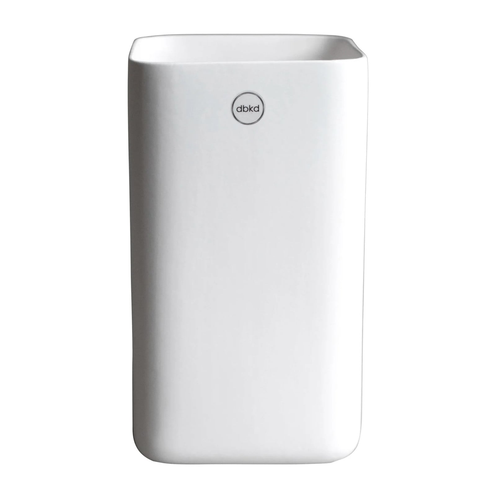 DBKD Cube pot large Ø13 cm Matte White