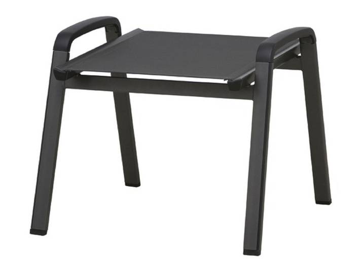 MWH Elements Hocker Aluminium/Textilene iron grey stapelbar