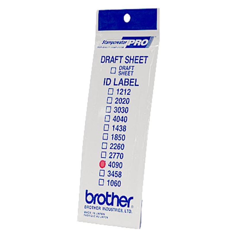 Brother ID4090 12 Aufkleber 40x90 mm (1x12 Stck.) (40 mm) (ID4090)