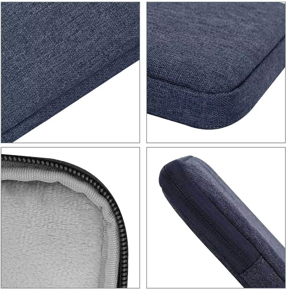 INF Sac pour ordinateur portable antichoc Bleu marine (14.1")