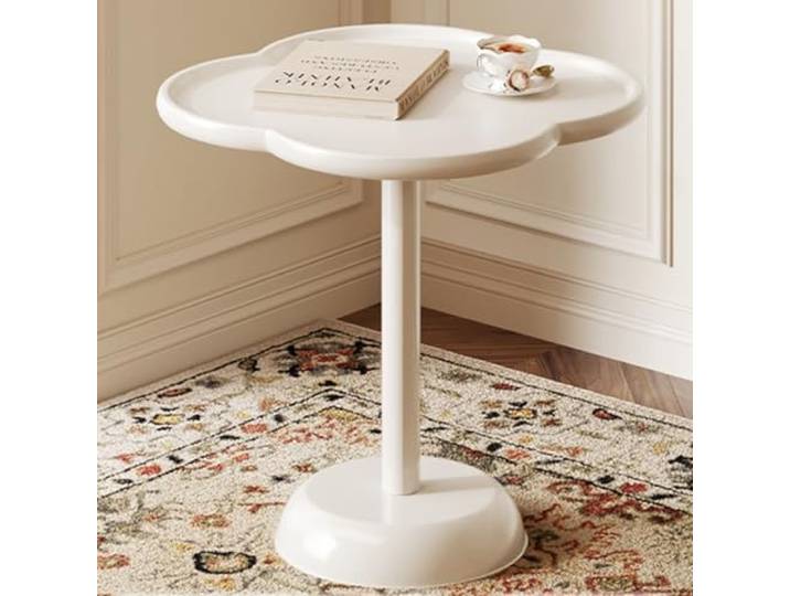 XDgfjrCGKJ Runder Beistelltisch, dekorativer Sockeltisch(/Beige B,40CM)