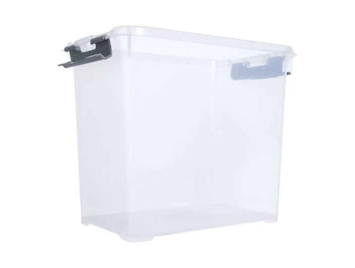 Curver Handy+ Box Transparent-Silber 25.4 × 19.5 × 30 cm 9 l