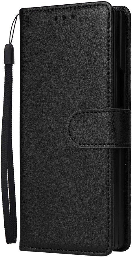 Samsung Galaxy Z Fold6 - EIDERWOOD Kunstlæder Flip Cover - Sort