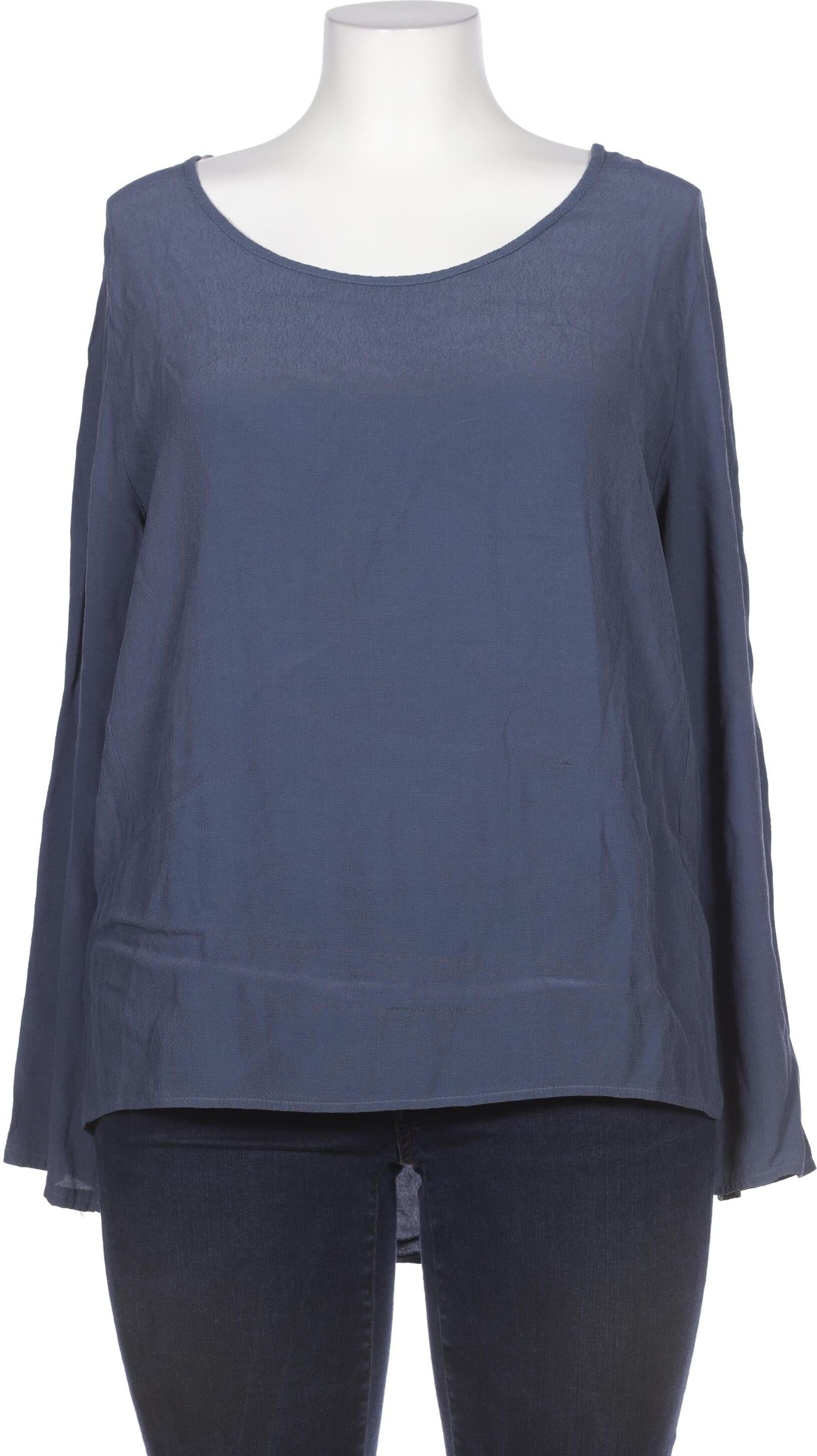 KD Klaus Dilkrath Damen Bluse, Marineblau, Gr. S, Viskose - Second Hand