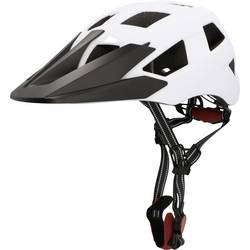 FISCHER FAHRRAD MTB-Helm Weiß Konfektionsgröße=L/XL Kopfumfang=58-61 cm 753145:FISCHER