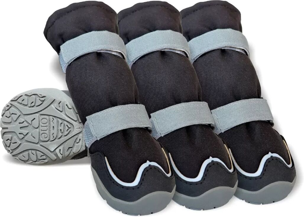 INF 4er Set Hundeschuhe - Outdoor Sport Schutzstiefel für kleine, mittlere und große Hunde S