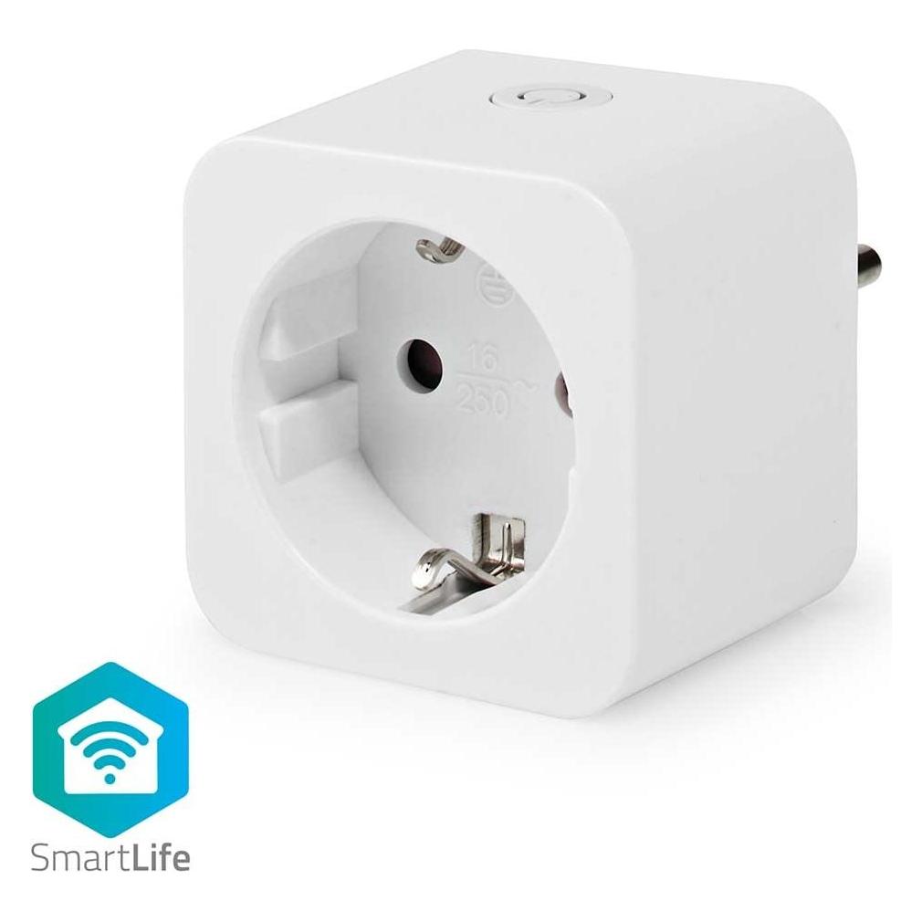 Nedis Smartlife Smart Stecker| WLAN| Leistungsmesser| 3680 W| Type F CEE 7/3| -10 (WIFIP121FWT)