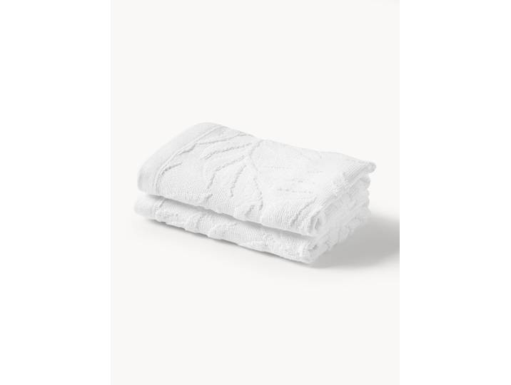 Serviette de toilette en coton Leaf, tailles variées