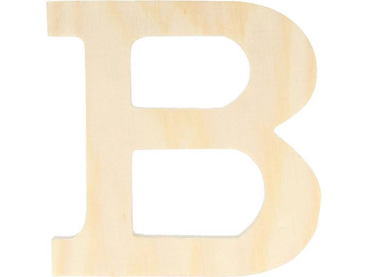 Artemio houten letter B 11.5 cm
