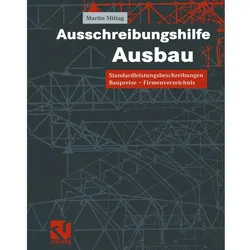 Ausschreibungshilfe Ausbau, Fachbücher von Martin Mittag