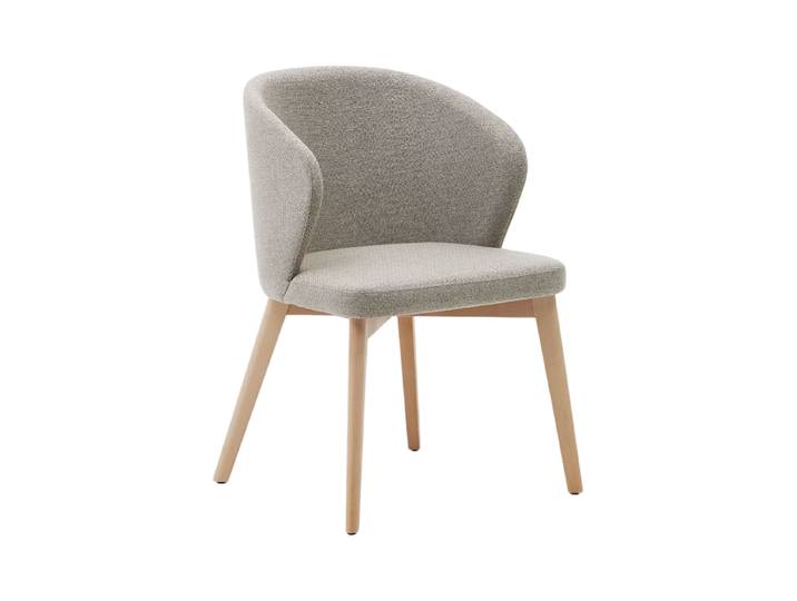 Design Esszimmerstuhl „Darica“ mit Armlehnen Natural / Greige Kave Home