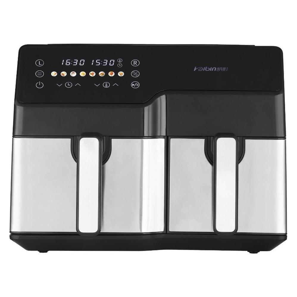 Extralink Home Heissluftfritteuse SJ-1000 10L EU | Heissluftfritteuse | (6L+4L) 2500W (10 l) (HOME AIR FRYER 10L (6L+4L) EU SJ-1000 2500W)