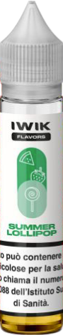 Kiwi Vapor Summer Lollipop Iwik Flavors Aroma Mini Shot 10ml Lecca Lecca Anguria Fragola