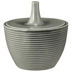Seltmann Zuckerdose Beat 270 ml Porzellan Grau