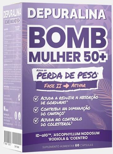 DEPURALINA BOMB MULHER 50+ 60 CAPSULAS