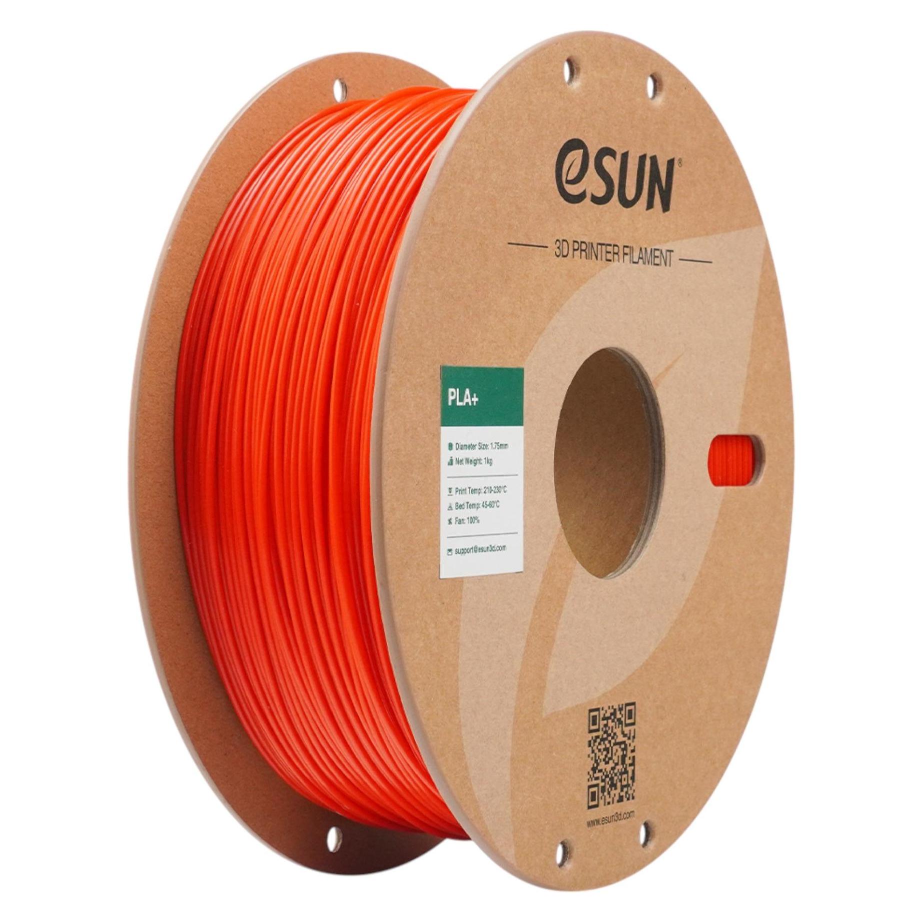 eSUN PLA+ RGB Rot Filament 1.75mm 1Kg (PLA+, 1000 g, 1.75 mm) (PLA+175P-R1P1)