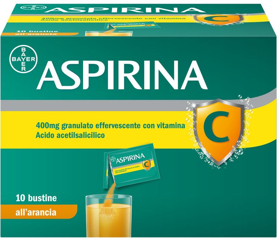 BAYER SpA Aspirina C 400 mg granulato effervescente, 10 Bustine