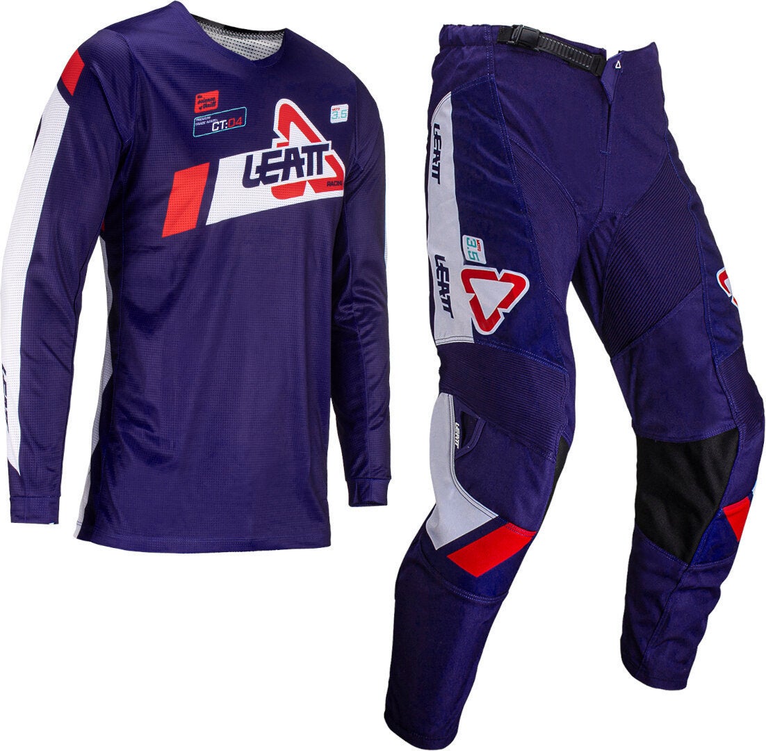 Leatt 3.5 Ride 2024 Motocross Jersey und Hose Set 5024080632
