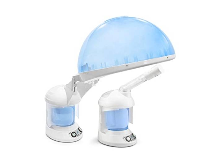 Elitzia ETKD2328A Dampfgarer mit Kapuze, 2-in-1-Funktion, Körperpflege, O3, Ozon, Aroma, Hand, Gesicht, Dampf, Haardampf, Schönheitsmaschine