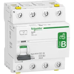 Schneider Electric, Schutzschalter, FI IID 4P 63A 30mA TYP B-EV (A9Z51463)