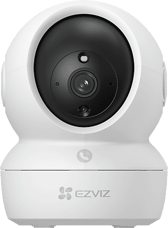 Cámara de vigilancia IP - Ezviz H6c, 3K, Función visión nocturna a color, Wifi 6, Detección humanos mendiante IA, Blanco