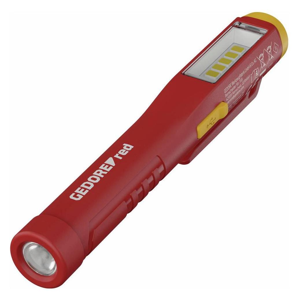 Gedore R95600128 LED Akku-Arbeitsleuchte akkubetrieben 150 lm Anzahl mitgelie (150 lm) (R95600128)