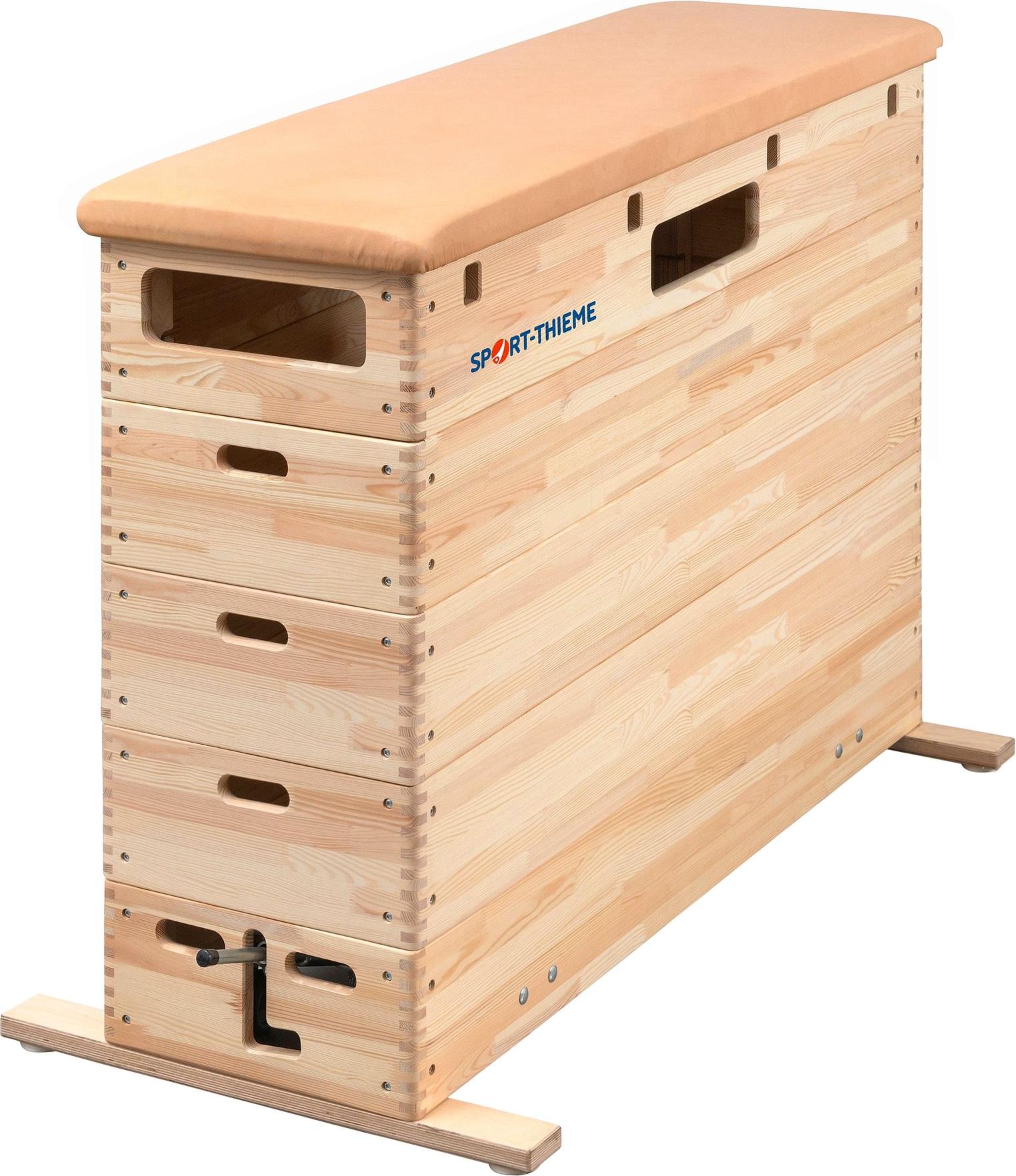 Sport-Thieme Sprungkasten "Original", 5-teilig, Mit Schwenkrollen-Einrichtung