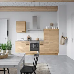 Küchenleerblock Structura Low o. Geräte Eiche