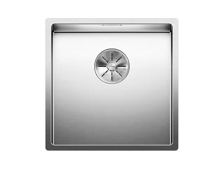 BLANCO CLARON 400-U Edelstahl Spüle Einbauart: Unterbau [44x44x19,9 cm] für 45 cm breite Unterschränke Großes Beckenvolumen für optimale Nutzung
