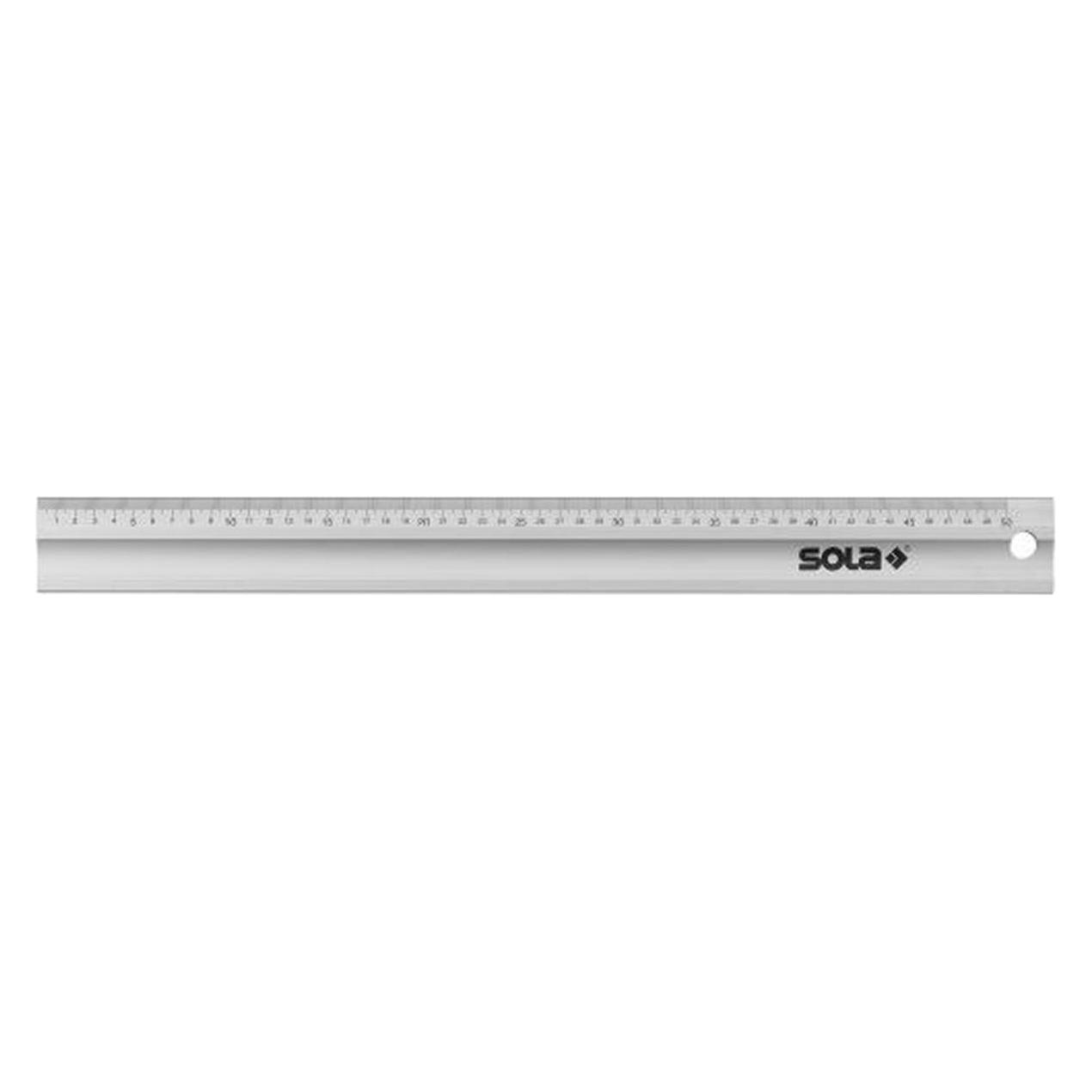Sola LAB 500-Regla Rígida Alum. 500x50x5mm (50 cm, Aluminium) (?56100401)