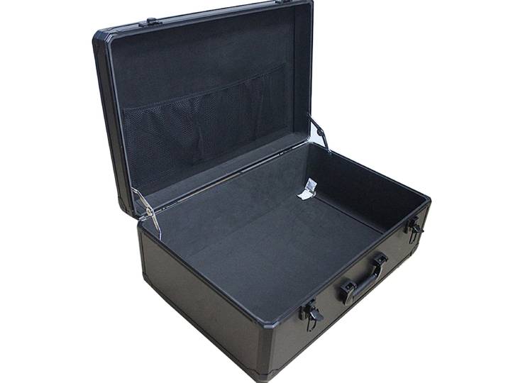 Grande mallette à outils boîte Portable en alliage d'aluminium stockage Document sûr démonstration de produit échantillon affichage boîte à outils