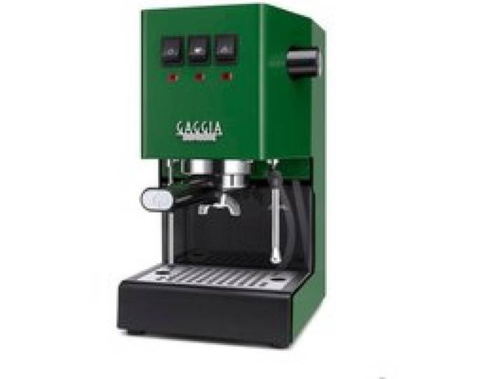Machine expresso - Gaggia Milano - Classic E24 Green - Porte‑filtre pro - Café moulu & dosettes ESE - Buse vapeur 15 bar
