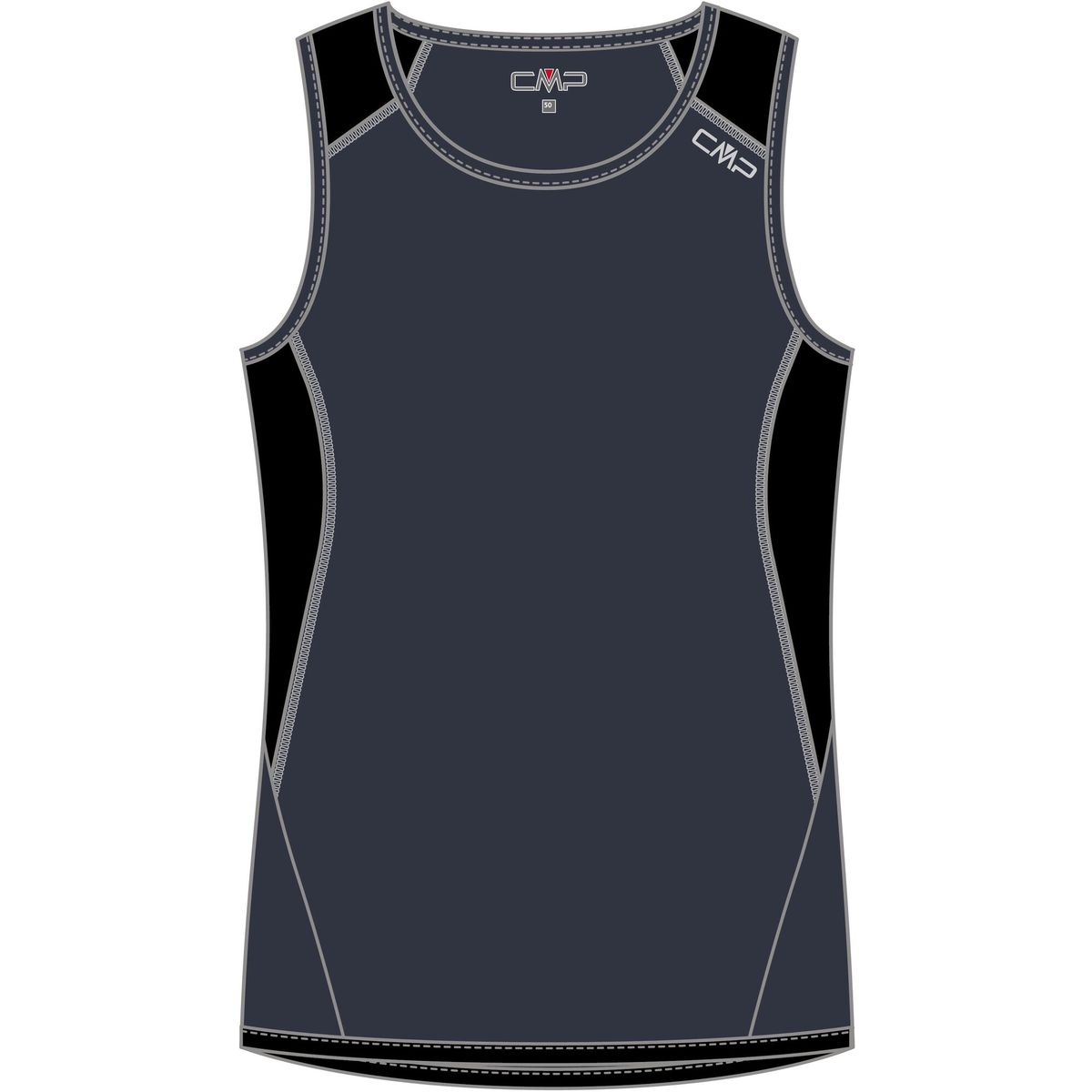 CMP MAN TOP antracite-nero (45UN) 52 33N6697-45UN-52