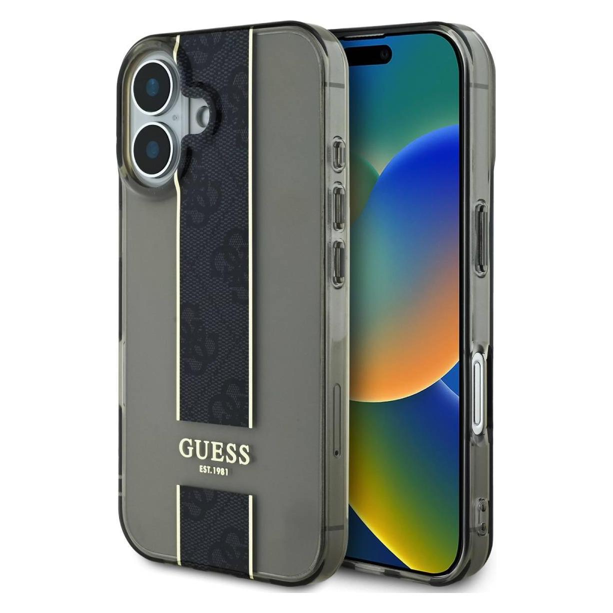 Guess GUHCP16SHS4PPK Schutzhülle (Apple iPhone 16) (GUHCP16SHS4PPK)