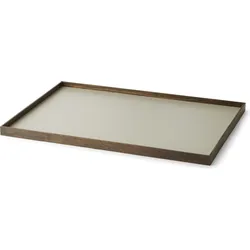 Frame Dekoratives Tablett L grau dunkle Eiche
