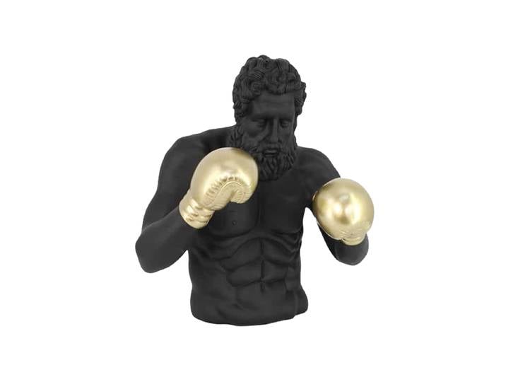 Design Dekorationsobjekt „Boxer“ Schwarz Invicta Interiors