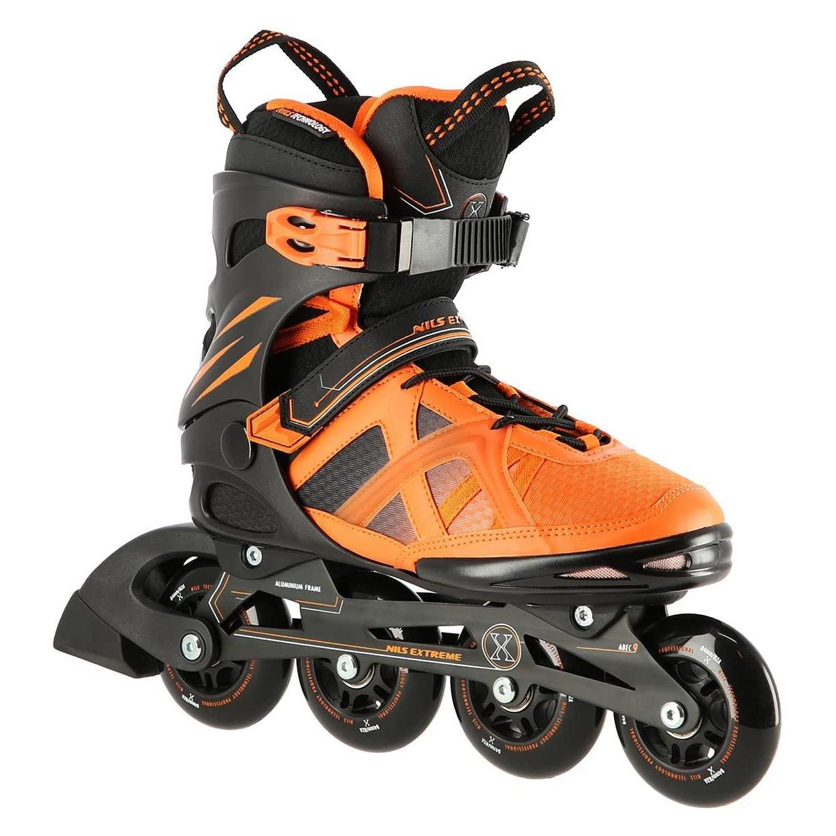 Nils Rollschuhe NA14112 Schwarz-Orange GRÖSSE 41 INLINE-SKATES EXTREME (41) (16-01-187)