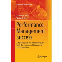 Performance Management Success, Fachbücher von Wiaan de Beer, Anthony L. Barth