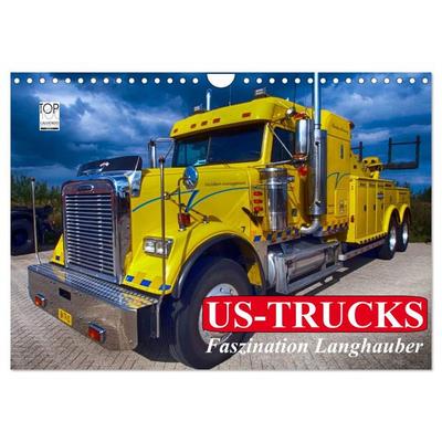 US-Trucks. Faszination Langhauber (Wandkalender 2026 DIN A4 quer), CALVENDO Monatskalender