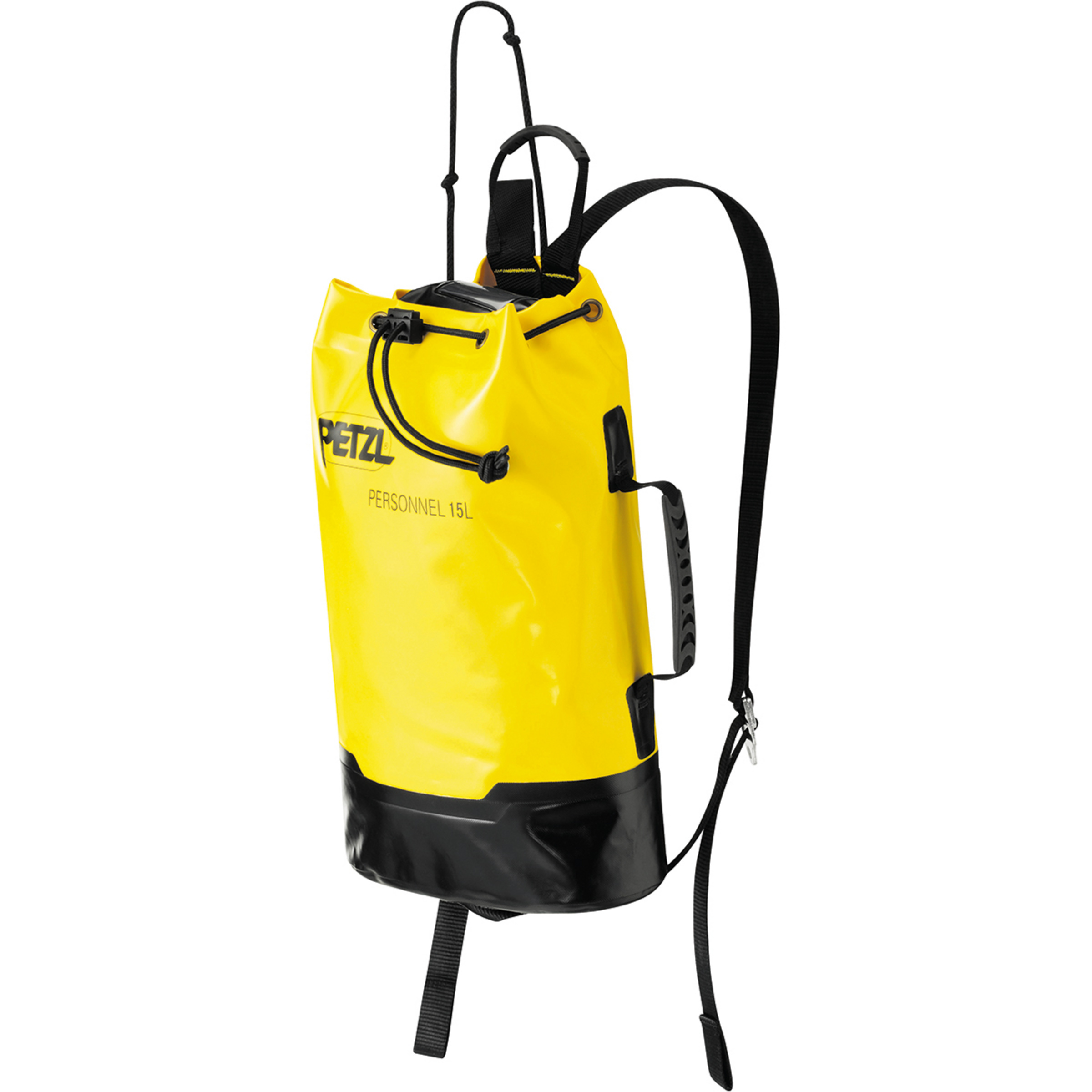 Petzl Personell Transportsack Kletterrucksäcke gelb Größe 15L Alpinklettern