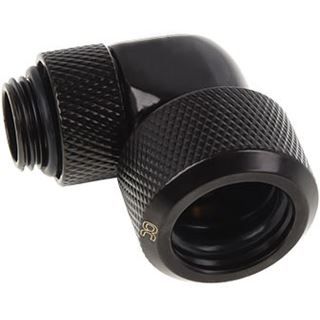 Alphacool Eiszapfen 16mm HardTube Anschraubtülle 90° drehbar G1/4 für Acryl- Messingrohre - Deep Bla