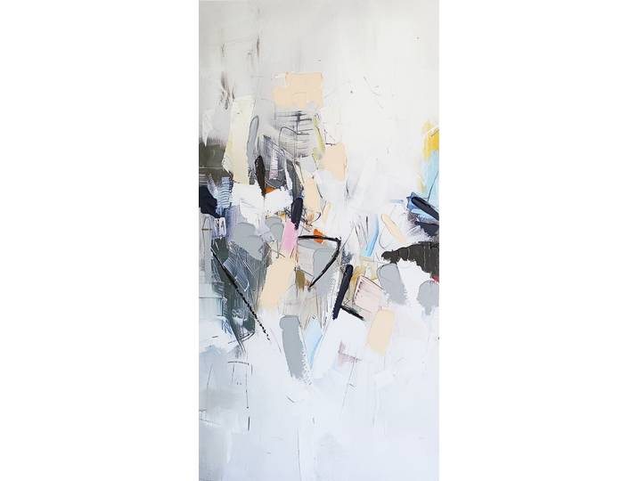 Handpainting 50x100 Abstract