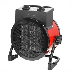 Emerio Heizlüfter FH-128620 – 3000W – IP20 – 2 Heizstufen – Einstellbares Thermostat – Ventilatorfunktion – Keramisches Heizelement – 30 m2