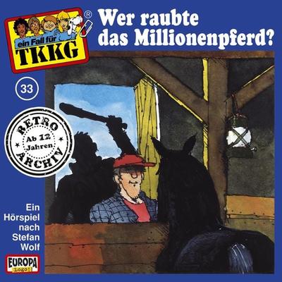 TKKG - Folge 33: Wer raubte das Millionenpferd? - H.G. Francis,Stefan Wolf, Audio, 4064066626471