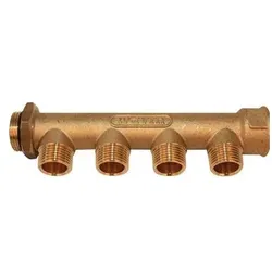 Wavin, Zubehör Sanitärinstallation, 3/4' ford.rør 4 afg.1/2' - CC 50mm