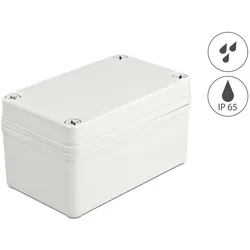 DELOCK Installationsgehäuse IP65 wasserdicht 130x80x70mm gr.